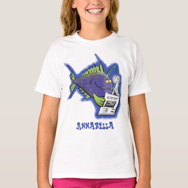 Camiseta Personalizado divertida de pescados y mariscos (Anverso)