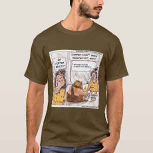 Camiseta Personalizado divertida del café prehistórico de R