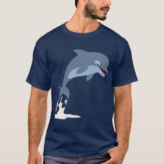 Camiseta Personalizado divertido y divertido delfín camiset
