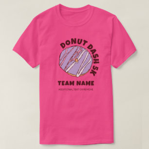 Camiseta Personalizado Donut Dash 5k Equipo T-Shirt