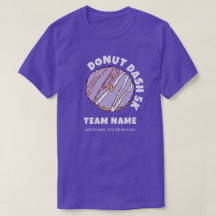 Personalizado Donut Dash 5k Equipo T-Shirt
