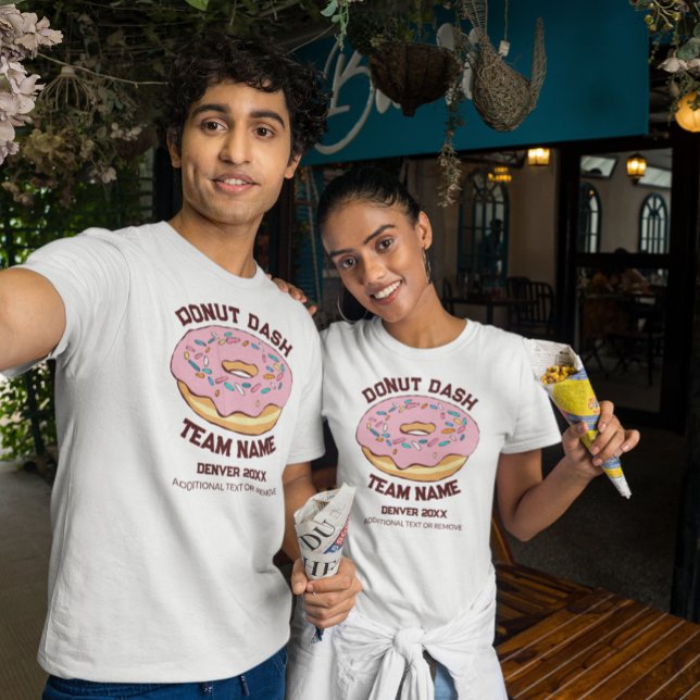 Camiseta Personalizado Donut Dash Team T-Shirt (Subido por el creador)