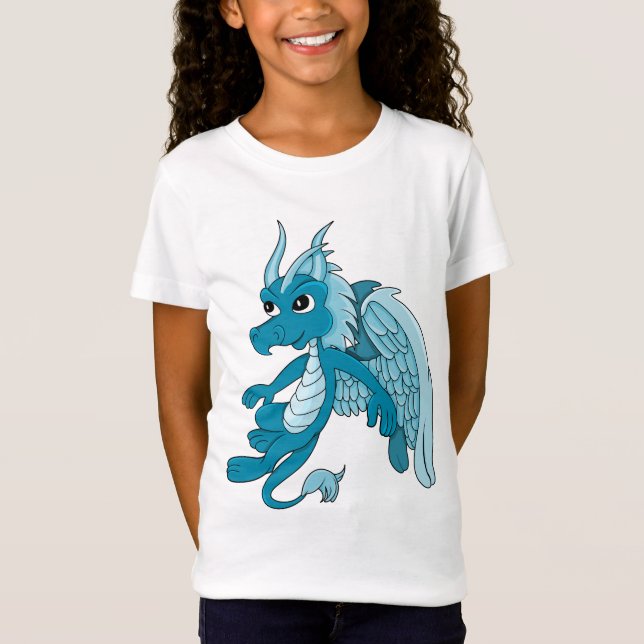 Camiseta Personalizado Dragón Azul (Anverso)