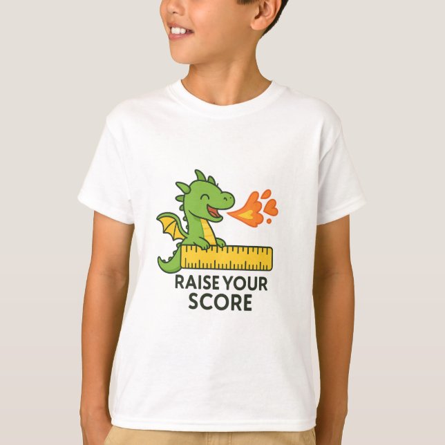 Camiseta Personalizado Dragon Ruler Pegatina - Escuela Cuta (Anverso)