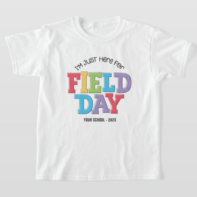 Camiseta Personalizado el día de la escuela primaria (Distribución)