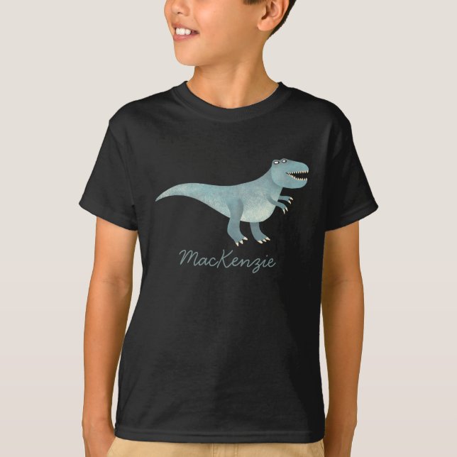 Camiseta Personalizado el dinosaurio prehistórico T-Rex (Anverso)