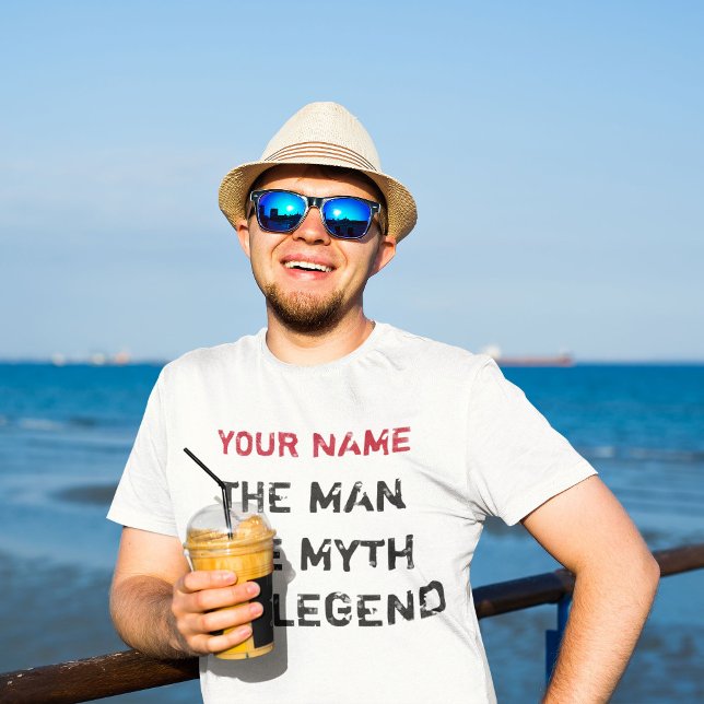 Camiseta Personalizado El Hombre. El Mito. La leyenda. (Subido por el creador)