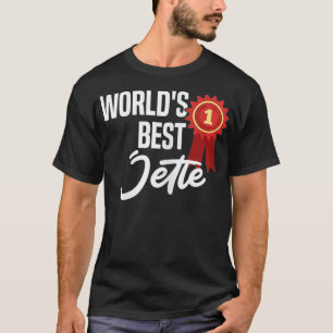 Camiseta Personalizado el mejor nombre de jette del mundo