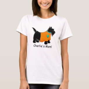 Camiseta Personalizado el nombre del Naranja de perro de Bl