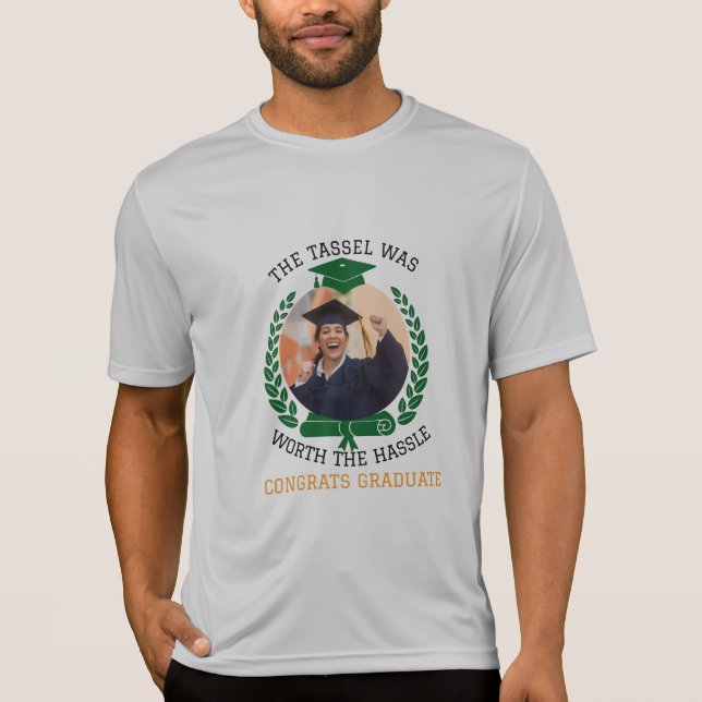 Camiseta Personalizado El Tassel valía la pena la foto (Anverso)