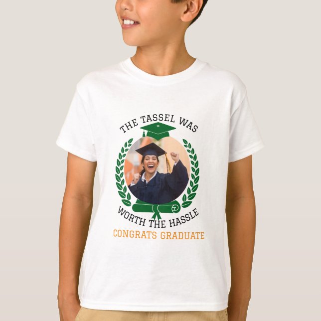 Camiseta Personalizado El Tassel valía la pena la foto (Anverso)