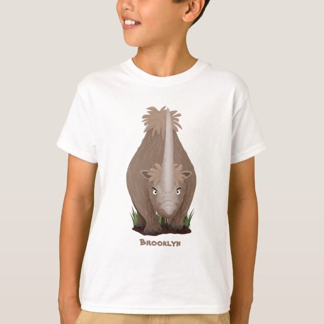 Camiseta Personalizado elasmotherium rinoceronte (Anverso)