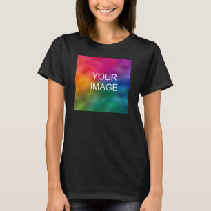 Camiseta Personalizado Elegant Modern Template Upload Photo