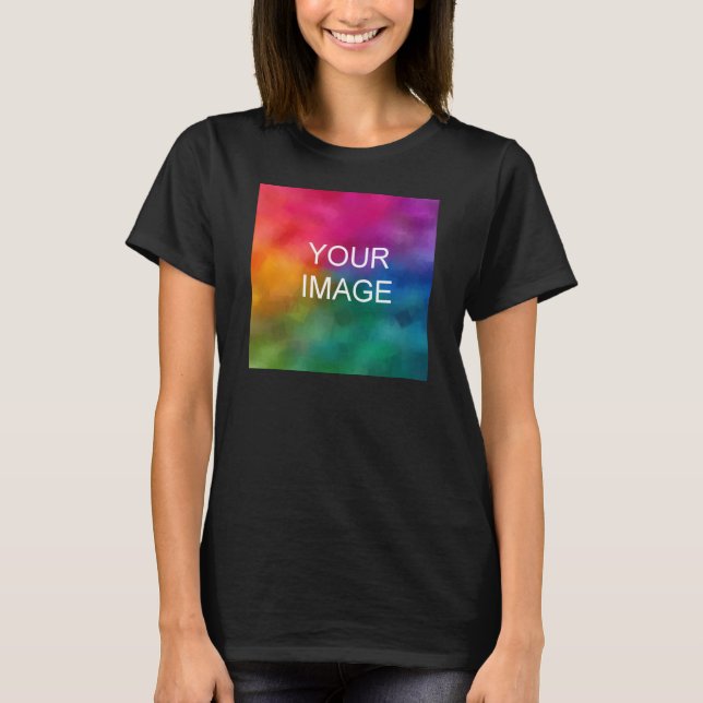 Camiseta Personalizado Elegant Modern Template Upload Photo (Anverso)
