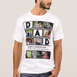 Camiseta Personalizado elegante Feliz Día de los Padres 9 C