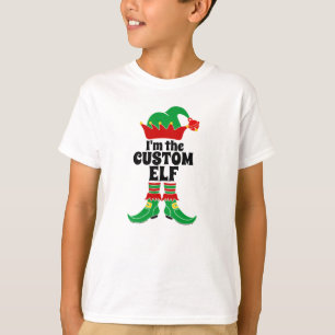 Camiseta Personalizado Elf Soy el Personalizado Elf Crea tu