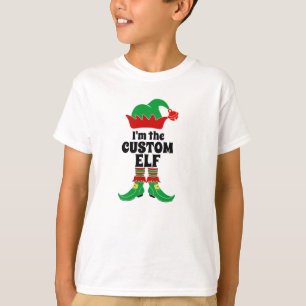 Camiseta Personalizado Elf Yo soy el Personalizado Elf Crea