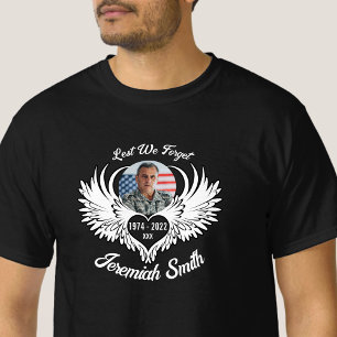 Camiseta Personalizado en la memoria amorosa de veterana ca