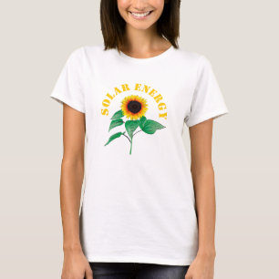 Camiseta Personalizado Energía solar Cambio climático Giras
