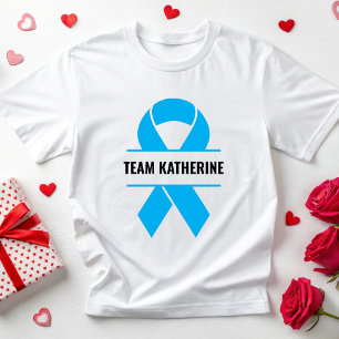 Camiseta Personalizado Equipo de Cáncer de Próstata Apoyo a