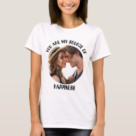 Camiseta Personalizado, eres mi fuente de felicidad.