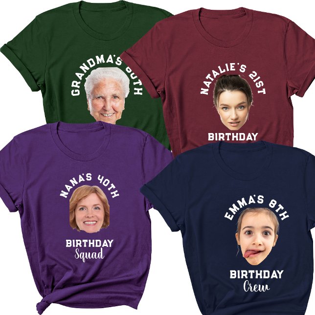 Camiseta Personalizado es mi nombre de la cara de cumpleaño (Subido por el creador)