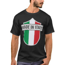 Personalizado Escudo "Hecho En Italia"