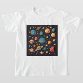 Camiseta Personalizado espacial