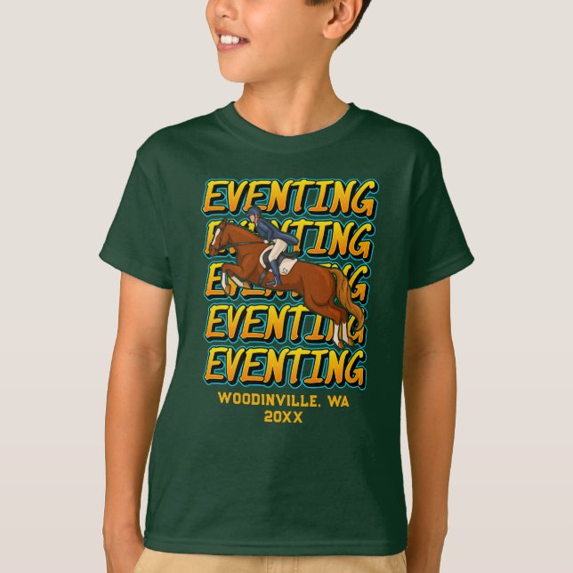 Camiseta Personalizado Evento de aventura o nombre de fecha (Anverso)