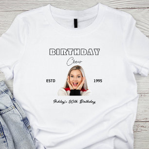 Camiseta Personalizado Face Birday Gift Trip Funny Face Gro