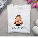 Camiseta Personalizado Face Birthday Party Group Funny Cump<br><div class="desc">Personalizado Face Birthday Party Group Funny Cumpleaños</div>
