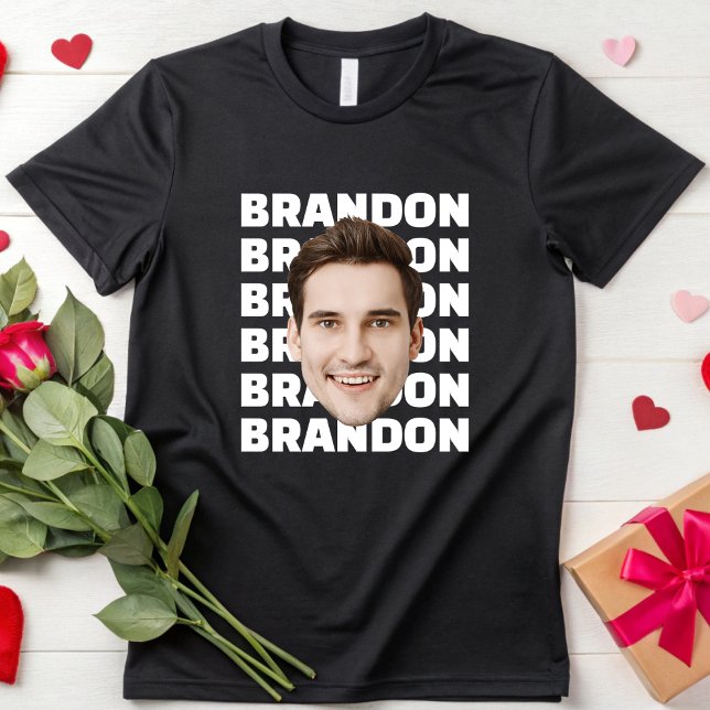 Camiseta Personalizado Face de cumpleaños foto Fiesta perso (Subido por el creador)