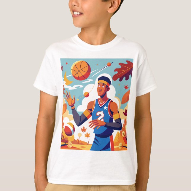 Camiseta Personalizado Fall Basketball (Anverso)