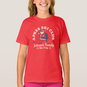 Camiseta Personalizado Familia Amigos Grupo Ski Trip Snowbo