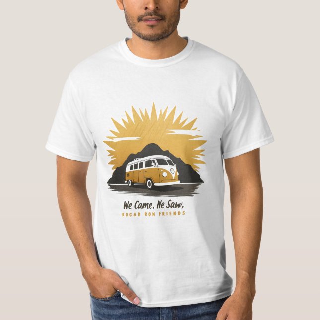 Camiseta Personalizado Familia Reunión Viaje por carretera  (Anverso)