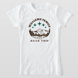 Camiseta personalizado Familia Reunión Viaje por carretera 