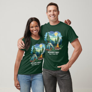 Camiseta Personalizado Familia Vacaciones Coincidencia Camp