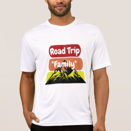 Camiseta Personalizado Family Road Trip Mountain Sunset T-