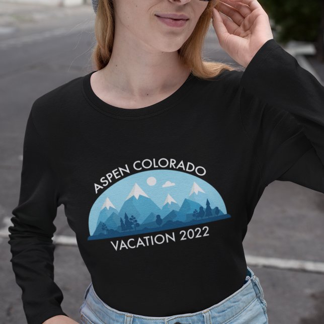 Camiseta Personalizado Family Ski Trip Colorado Town Long S (Subido por el creador)