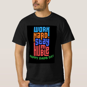 Camiseta Personalizado FELIZ DADS Tshirt Para los trabajado
