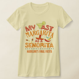 Camiseta Personalizado Fiesta Mi Última Margarita Como Seño
