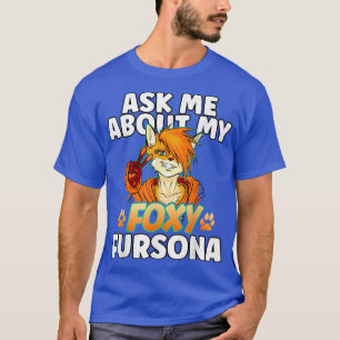Camiseta Personalizado Fo Con Muerte Cuta Fersona Fursuit F