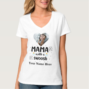 Camiseta Personalizado foto de mamá con un Día de la Madre 