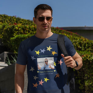 Camiseta Personalizado foto del Día del Padre mejor padre d