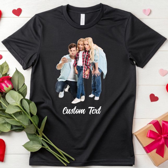 Camiseta Personalizado Foto Familia Imagen de Cumpleaños Ha (Subido por el creador)
