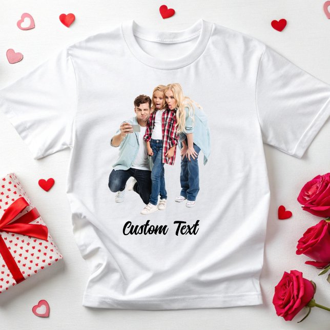 Camiseta Personalizado Foto Familia Imagen de Cumpleaños Ha (Subido por el creador)