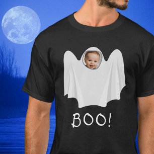 Camiseta Personalizado foto fantasma fantasma asustadizo Fe