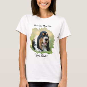 Camiseta Personalizado Foto Mejor Mamá Perro
