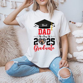 Camiseta Personalizado Foto Orgulloso Graduado Familia Rega