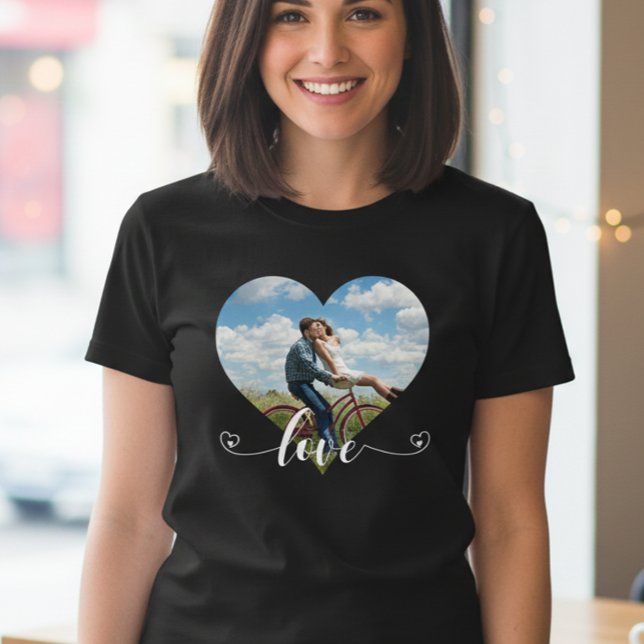 Camiseta Personalizado fotográfico de guiones de amor en fo (Subido por el creador)